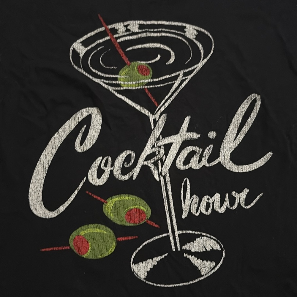 Martini Cocktail Sleeveless Top Project Social T - Picture 2 of 8